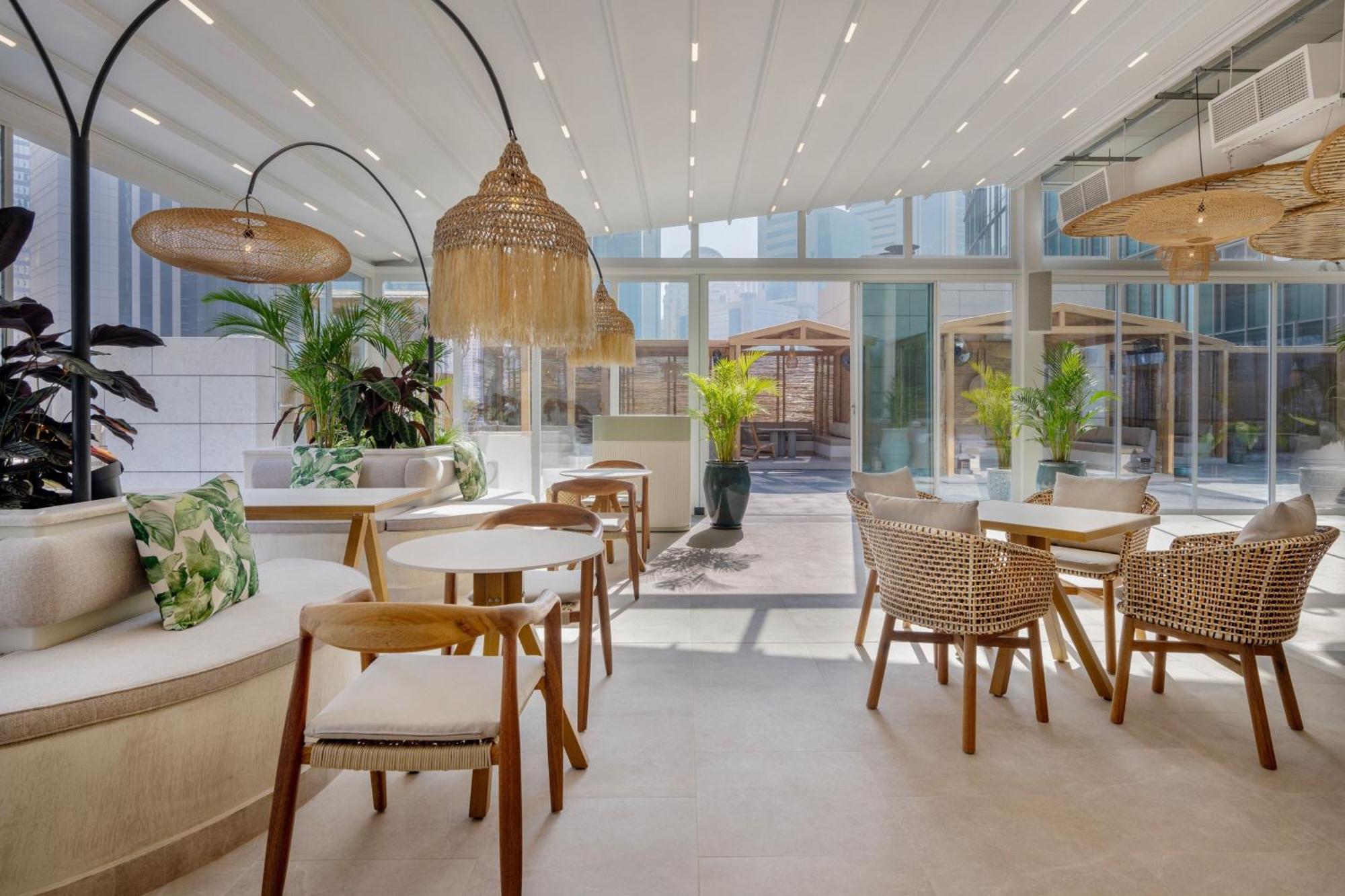 Jw Marriott Marquis City Center Doha Buitenkant foto The restaurant